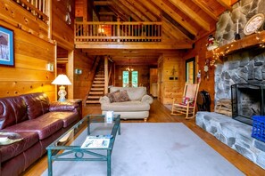 Fernseher, Kamin, DVD-Player