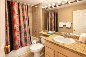 Hair dryer, towels