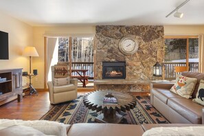 TV, fireplace - Riva Ridge 655 | 2BR Vail Village (Vail)