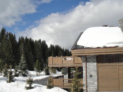 Ski on your feet. On Bellecôte, height of the Alpine Garden. Couffe 1850  