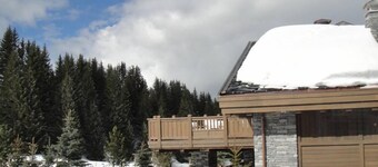 Ski on your feet. On Bellecôte, height of the Alpine Garden. Couffe 1850  