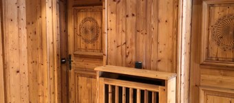 Ski on your feet. On Bellecôte, height of the Alpine Garden. Couffe 1850