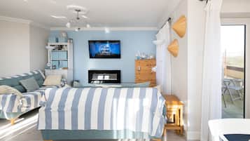 2 bedrooms, iron/ironing board, travel crib, WiFi