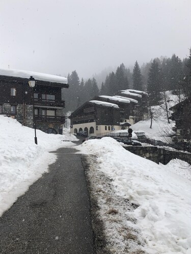 Charming apartment. 5 pers in wood. Ideally located for town and ski lift