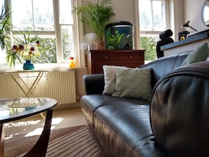 TV, fireplace, video games, DVD player - Stunning Retro Apartment in Leafy Brighton Street with Sea Views (Brighton)
