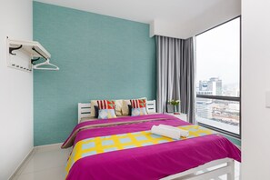 Appartement, 1 lit double, non-fumeurs | Vue sur la ville