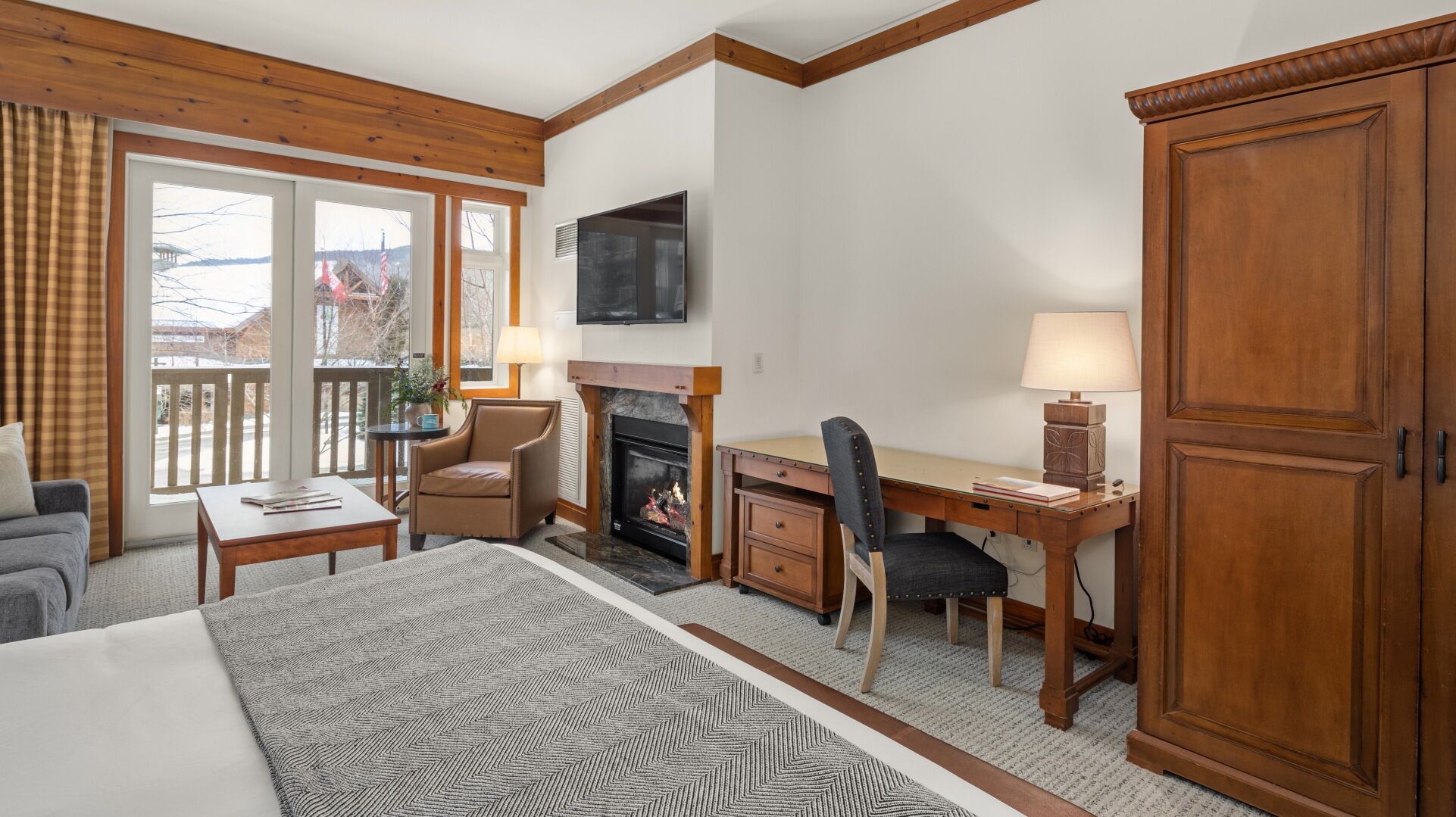 1216 The Lodge At Spruce Peak | Ski in Ski Out | Studio | Spruce Peak Village Views 2nd floor