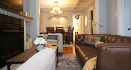 Kodikas pesä Chicagon Chicagon Lincoln-aukiolla. Vaiheet Western Brown Line.