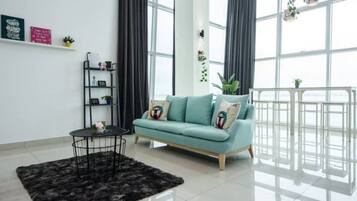 Apartment, 2 Bedrooms, Non Smoking | Ruang tamu | TV skrin rata