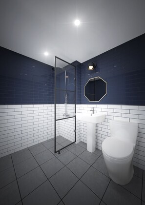 Standard Double Room, 1 Double Bed | Bathroom | Deep-soaking bathtub, free toiletries, hair dryer, bathrobes - Hotel Anytime (Seoul)