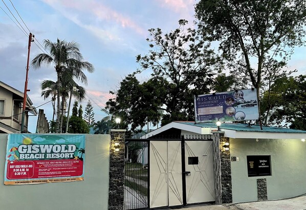 Fassade der Unterkunft