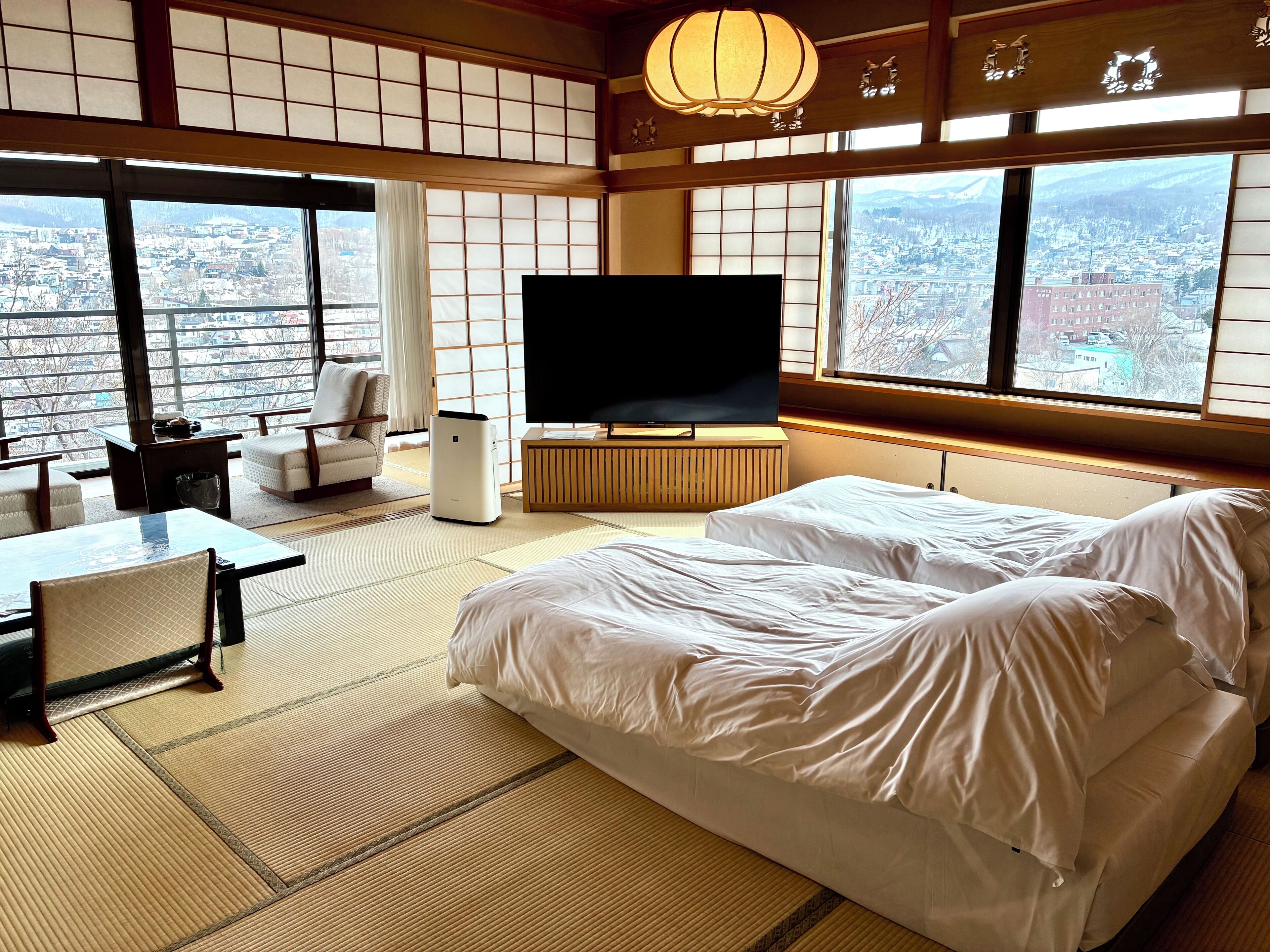 传统客房 (Japanese Style, Main Building, GINREI) | 迷你吧（备有免费物品）、客房内保险箱 、免费 WiFi、床单