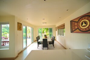4-Bedroom Villa with Private Pool | Shared kitchen | Full-size fridge, microwave, oven, stovetop