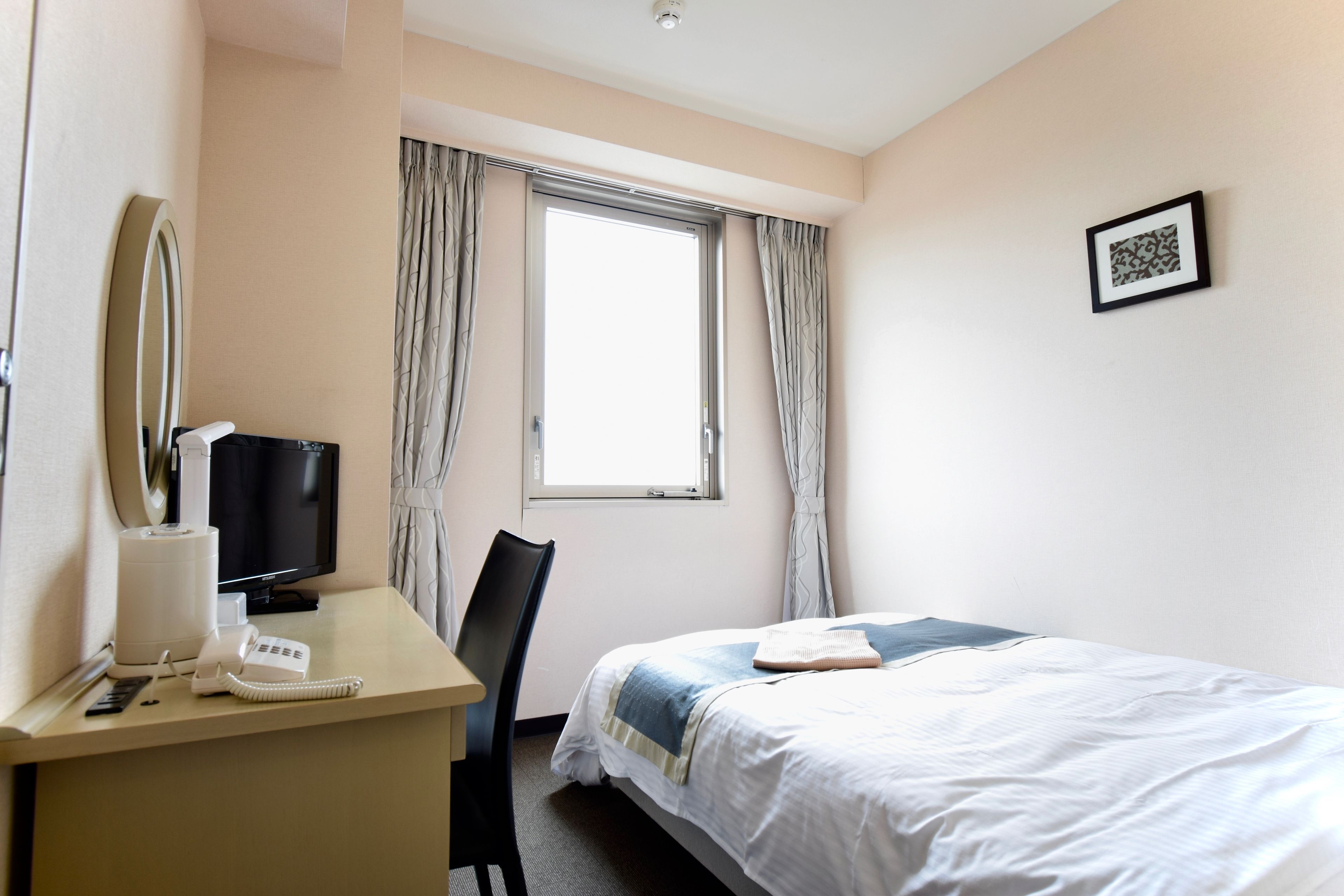 desk, laptop workspace, blackout curtains, soundproofing