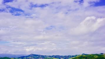 Uitzicht vanuit de kamer