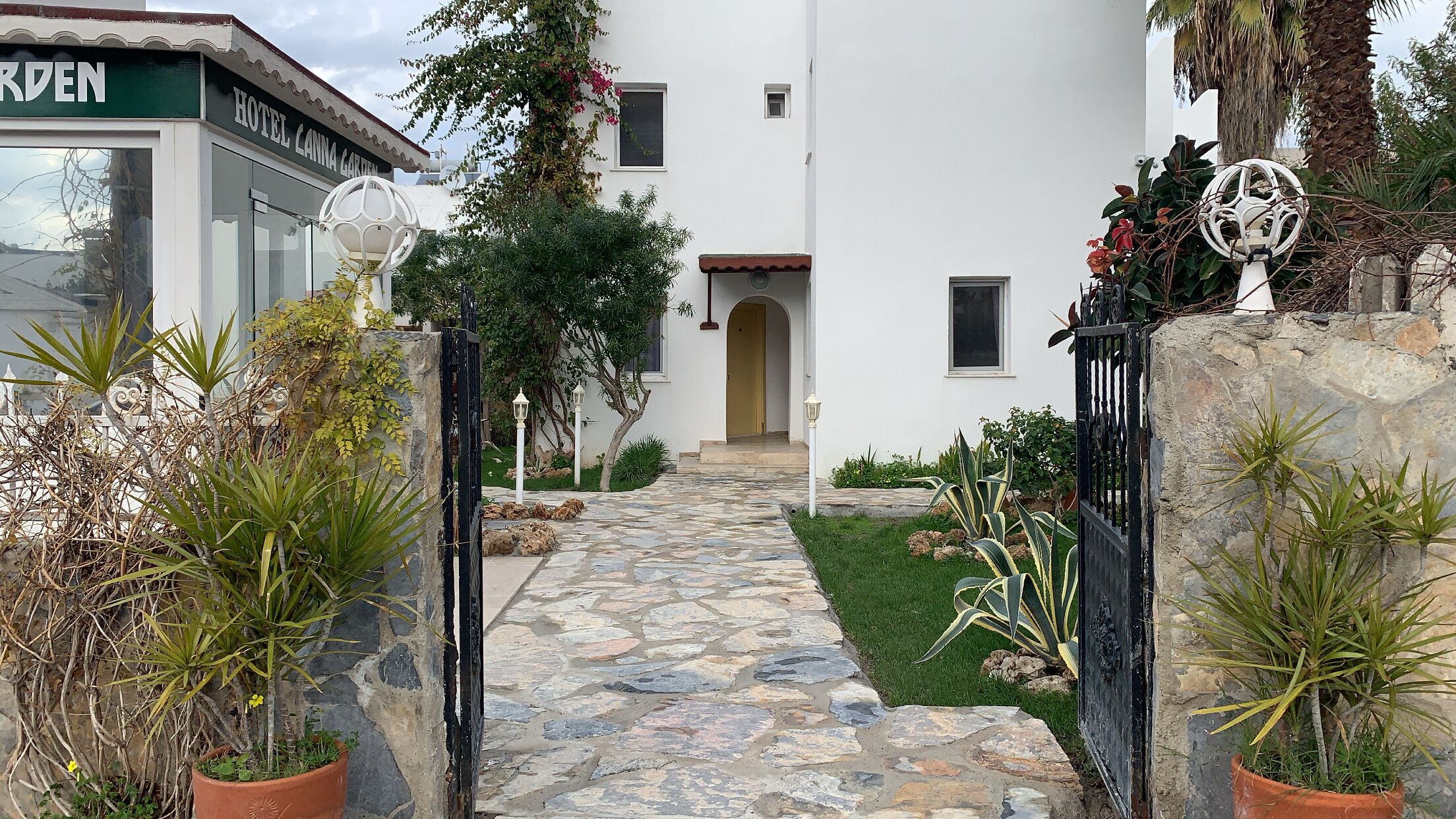 Voorkant van accommodatie