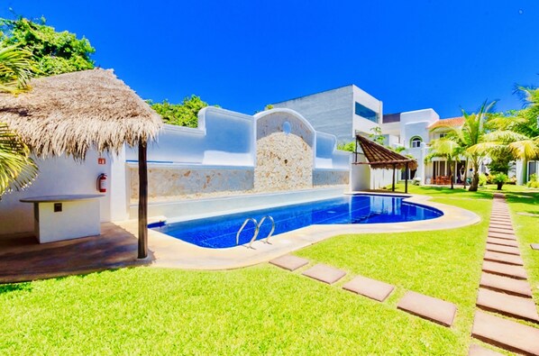 Pool - Gorgeous 8 People Standard Villa With Pool Playacar Phase 2 (Playa del Carmen)