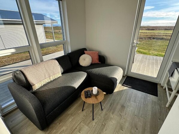 Family House, 1 Bedroom | Living area | Smart TV - Farmer's Guest House (Rangárþing ytra)