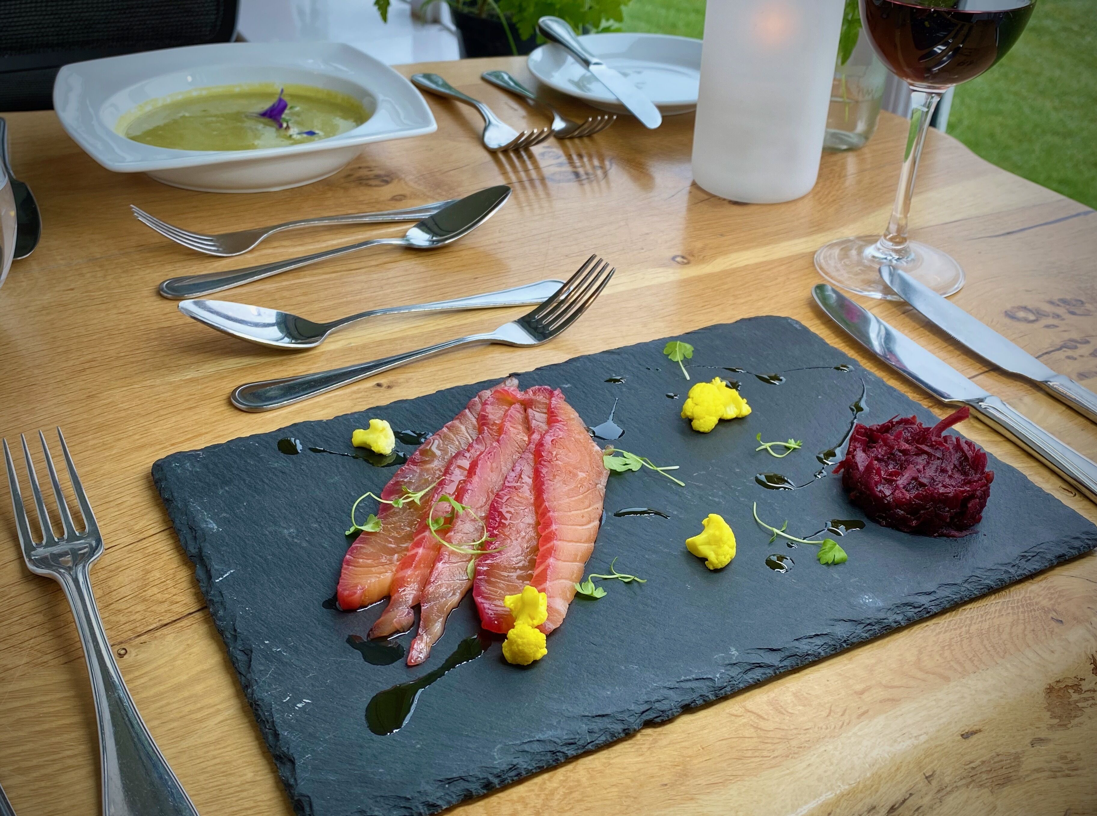 breakfast, lunch, dinner served; local cuisine