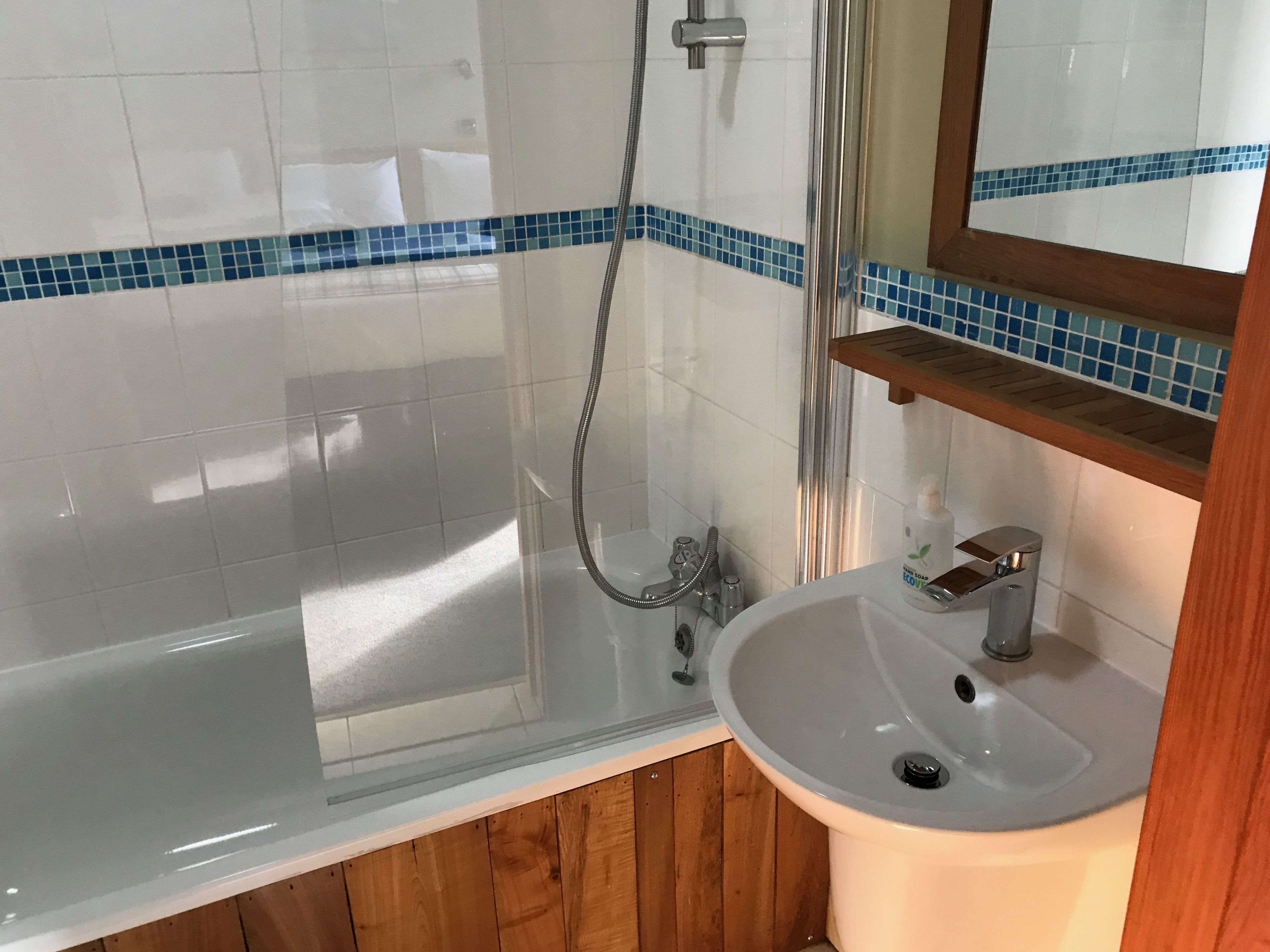 free toiletries, hair dryer, towels