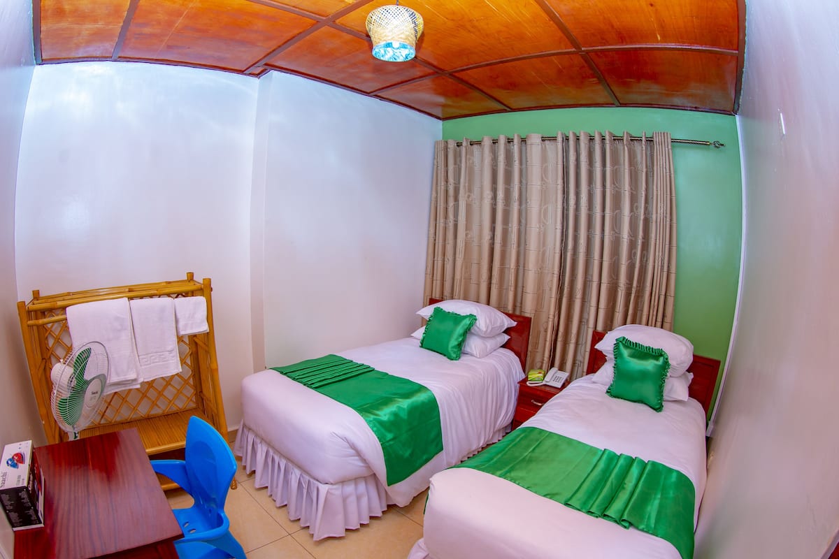 Habitación con 2 camas individuales, para no fumadores | Sábanas de algodón egipcio y ropa de cama de alta calidad