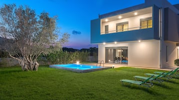 Front of property – evening/night