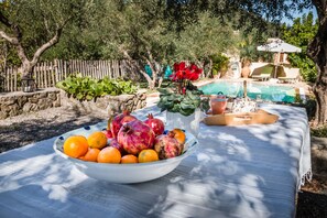 BBQ/picnic Area - Mastrogiannis Villa Dafne (Corfu)