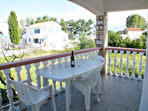 Apartment, Sea view | Balcone