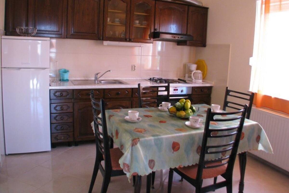 Apartment, Ground Floor | Private kitchen | Fridge, microwave, stovetop, electric kettle