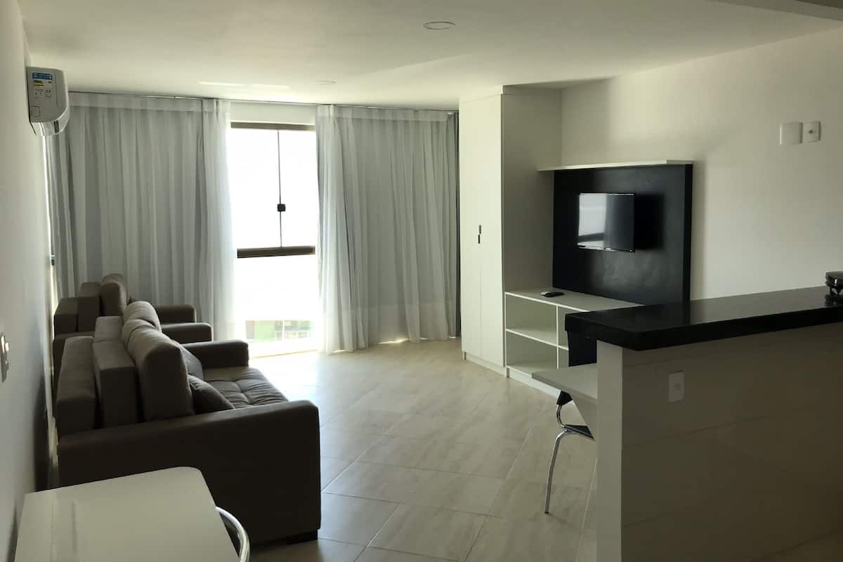 Apartamento Vista Cidade (Capaciadade para 04 pessoas) | 1 bedroom, premium bedding, blackout drapes, soundproofing
