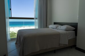 Cobertura Vista Mar (Capacidade para 8 pessoas)  | 高档床上用品、遮光窗帘、隔音、免费 WiFi