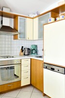 Apartment (A2+2 No.2) | Private kitchen | Fridge, stovetop, coffee/tea maker, electric kettle