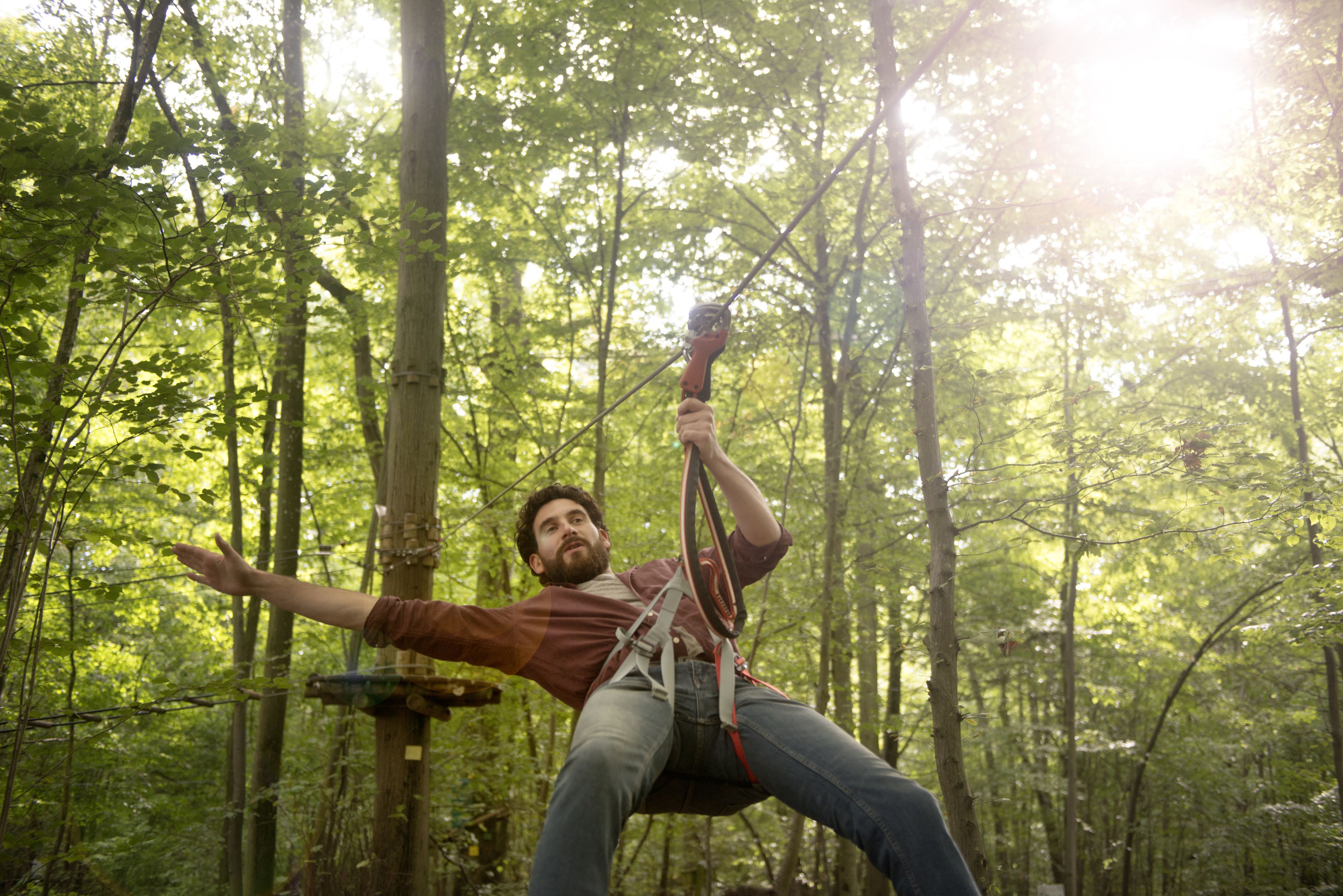 Ziplining