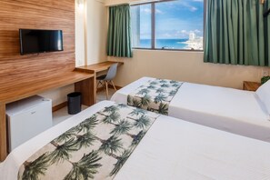 Quarto Triplo - 3 Camas de Solteiro | Pemandangan pantai/laut