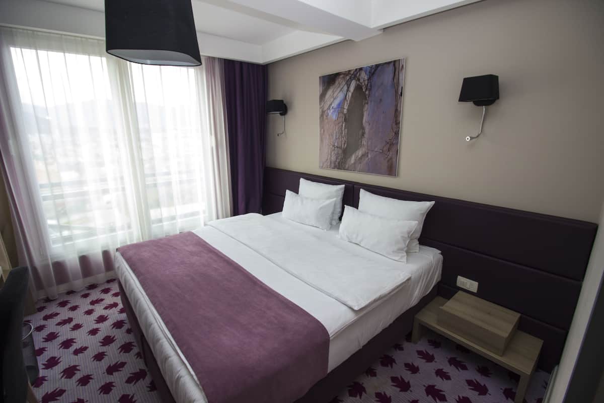 Chambre Simple | Minibar, coffres-forts dans les chambres, bureau, rideaux occultants