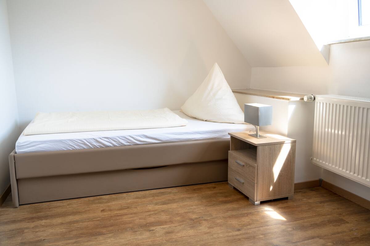Single Room | Hypo-allergenic bedding available, desk, iron/ironing board (on request)