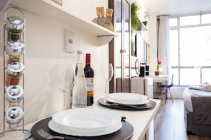 Apartamento | Opções para refeição no quarto