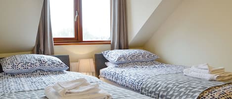 2 habitaciones, wifi gratis y ropa de cama