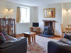 TV, fireplace - 2 bedroom accommodation in Brompton by Sawdon (Brompton by Sawdon)