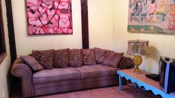Apartment, 1 King Bed, Non Smoking | Living room | TV