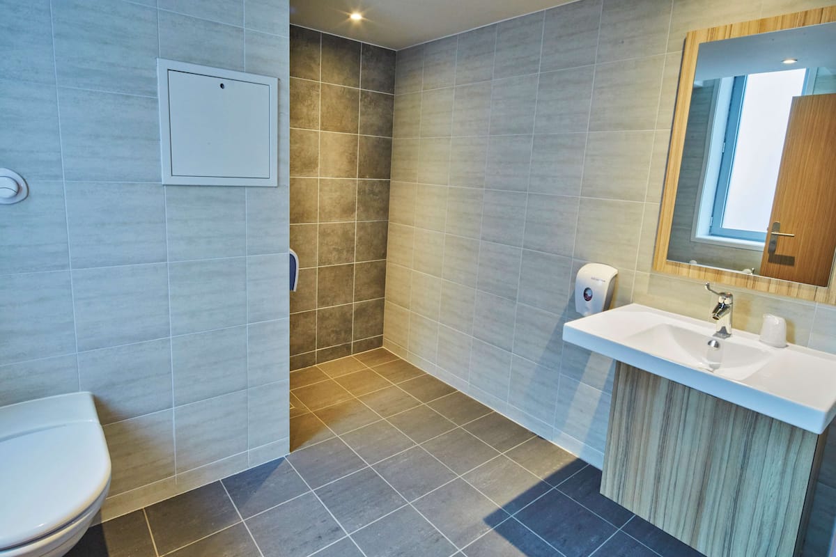 standard room, 1 double bed | bathroom | shower, eco-friendly toiletries, towels