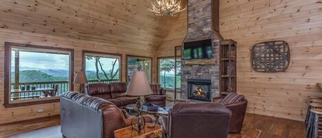 スマートテレビ、暖炉