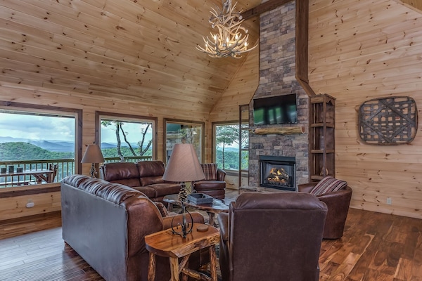 TV connectée, cheminée