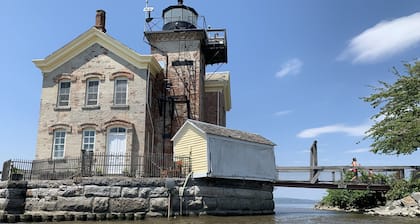Eine spektakuläre 50-Meilen-Ansicht des Hudson Valley