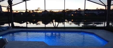 Udendørs pool, opvarmet pool