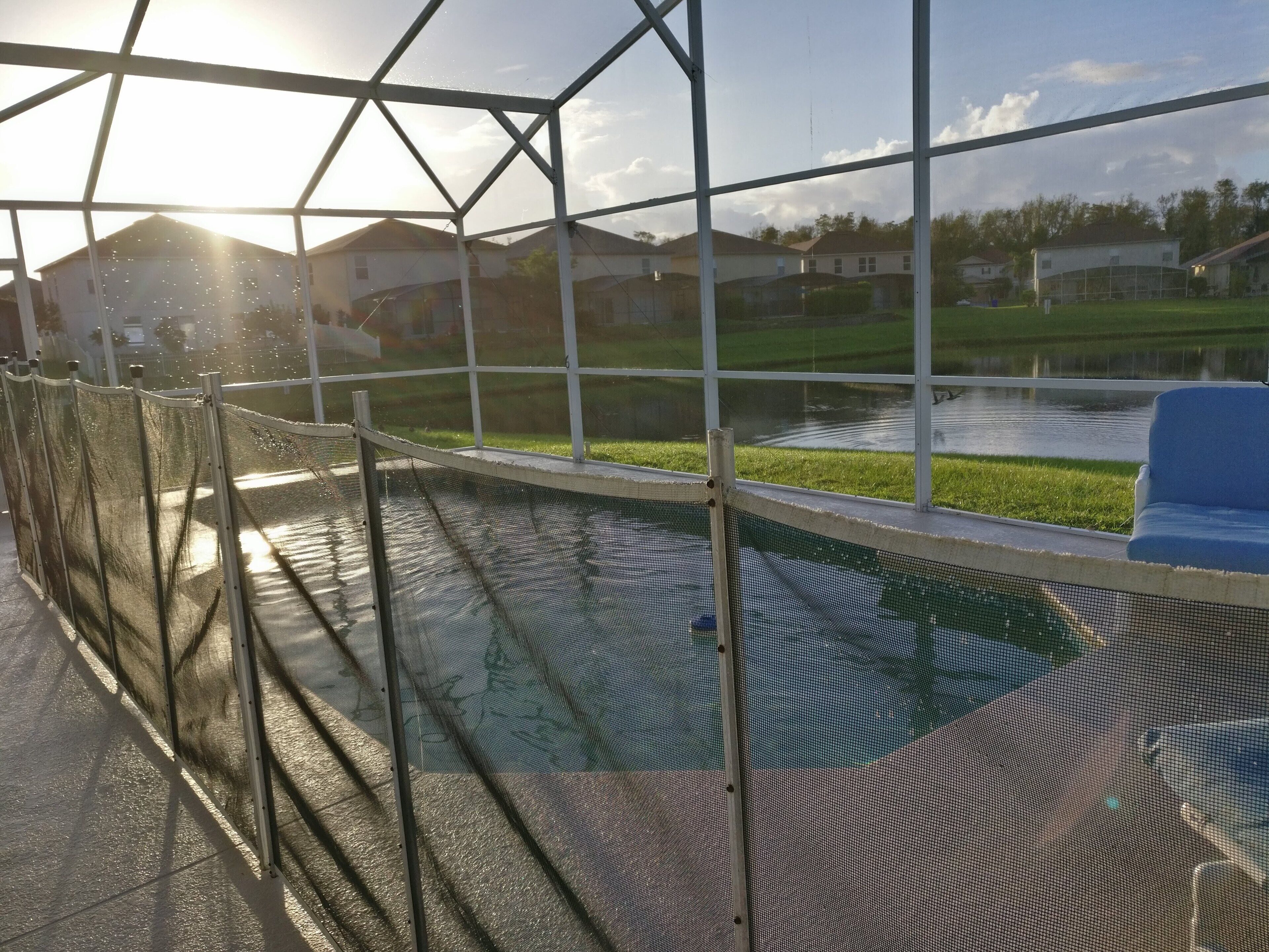 Piscine extérieure, piscine chauffée