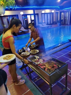 Breakfast, lunch and dinner served  - Ha My Beachside Villa Hoian (Da Nang)