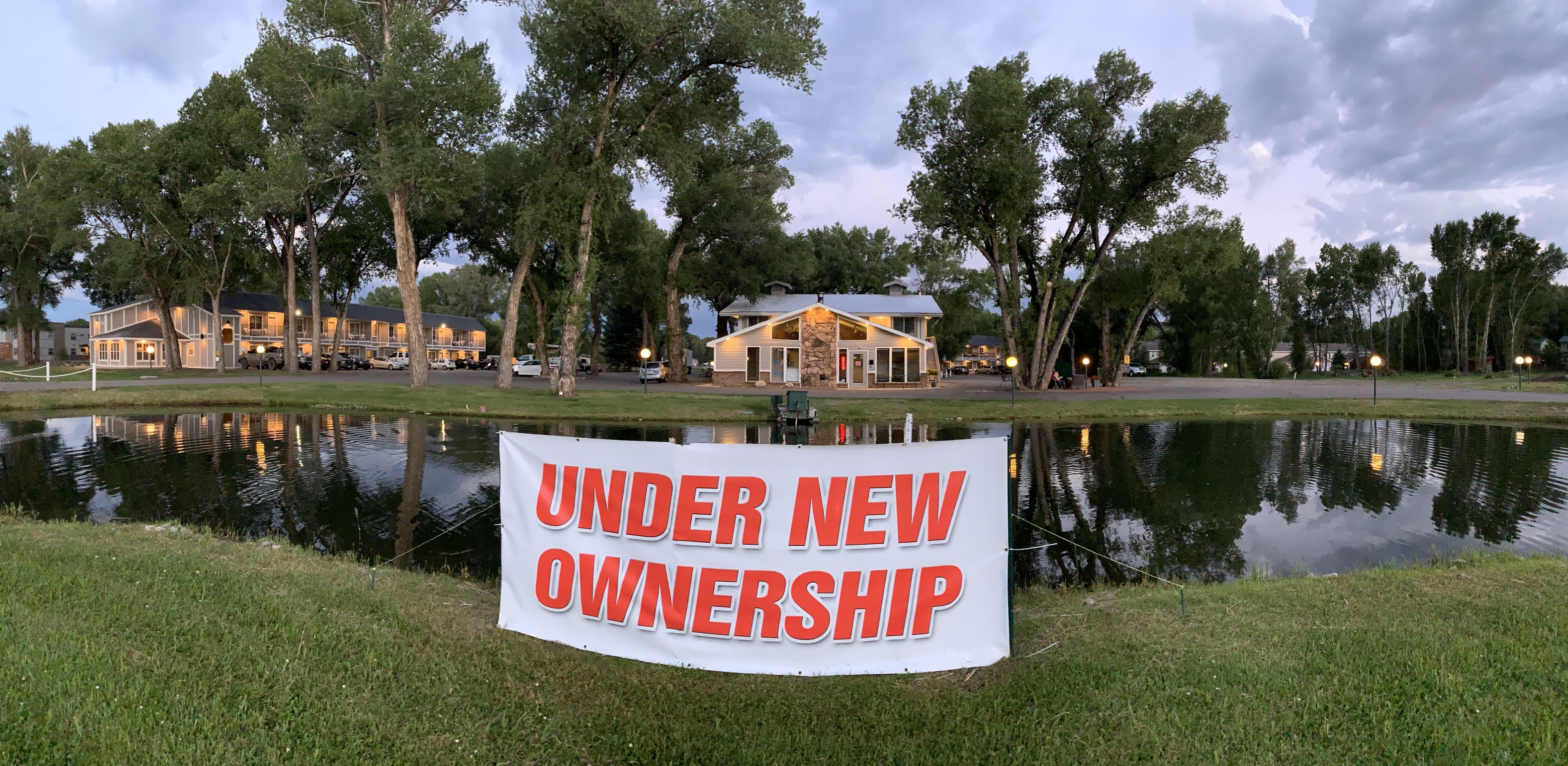 front of property – evening/night