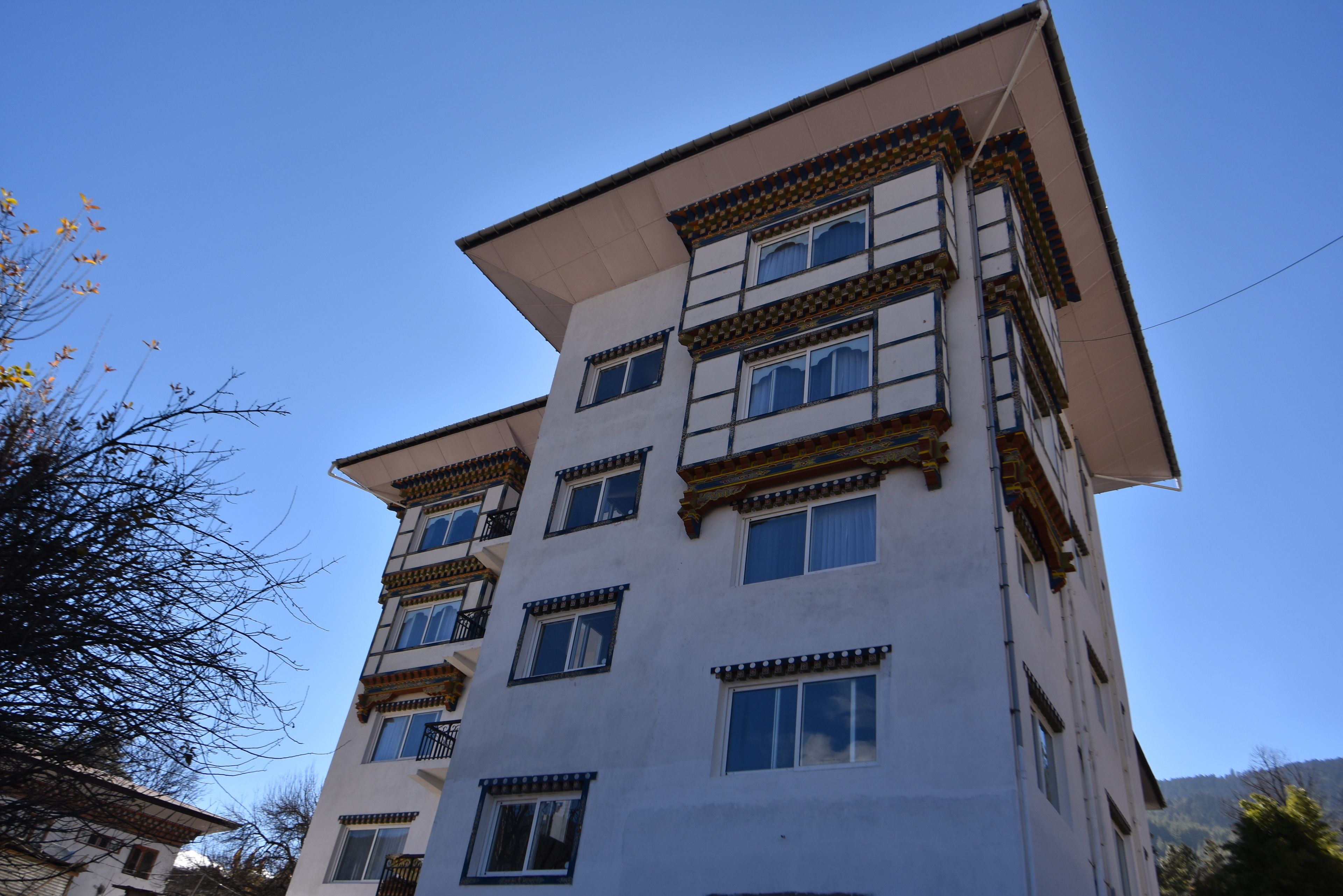 Fassade der Unterkunft