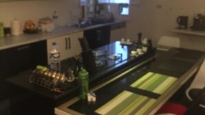 Deluxe Apartment, Multiple Beds, Non Smoking | Private kitchen | Full-size fridge, microwave, oven, stovetop - Sweet Home Houmet Souk Djerba (Houmt Souk)